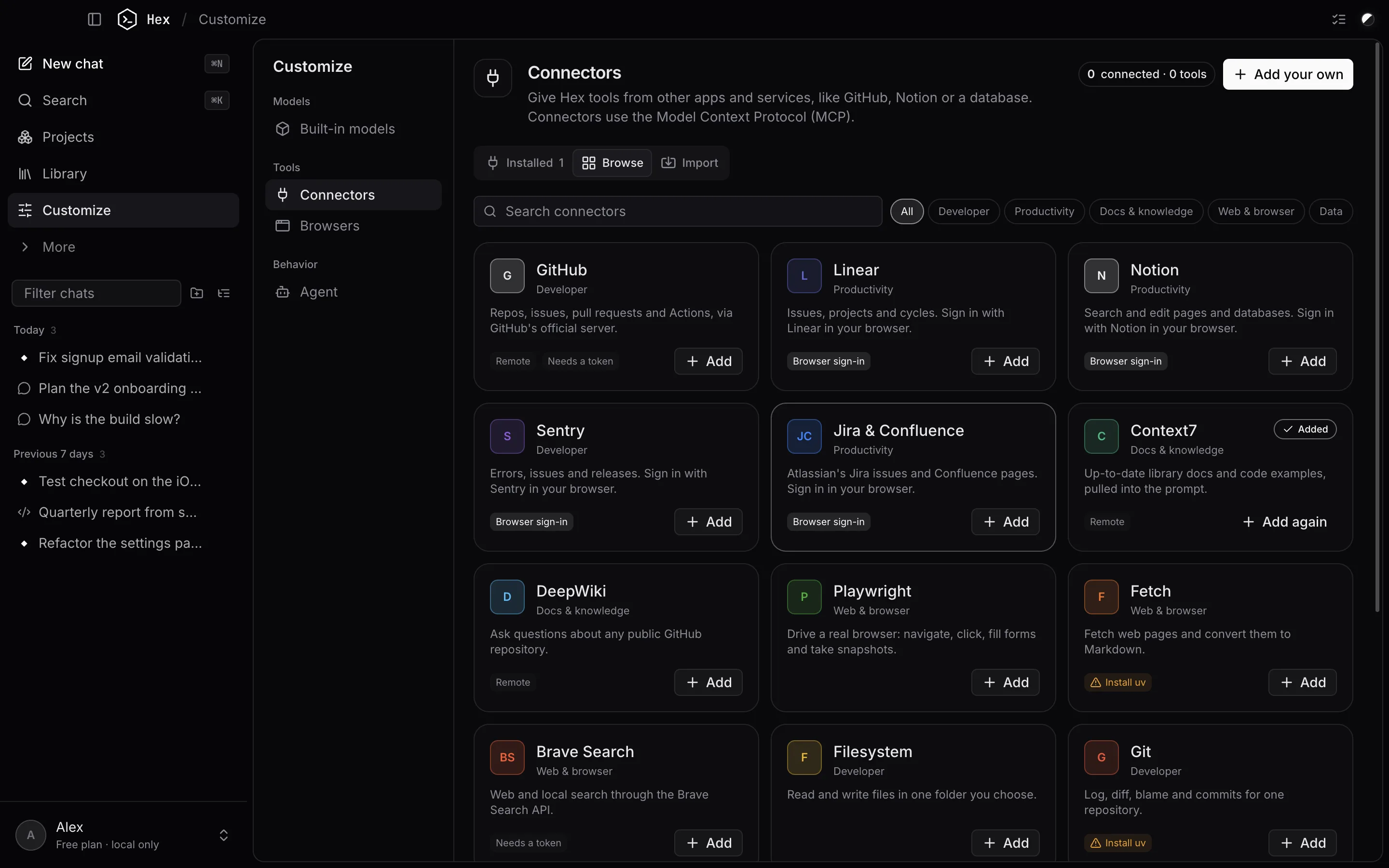 Connect your tools